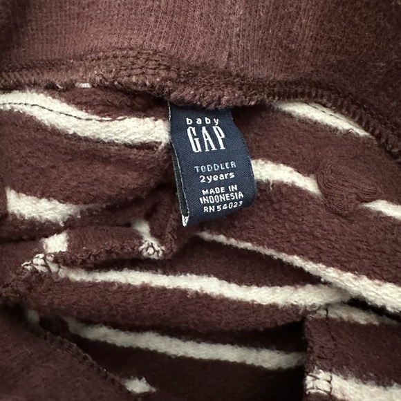 babyGap Striped Pull On Pants in Brown Size 2 Years Toddler - Picture 12 of 16